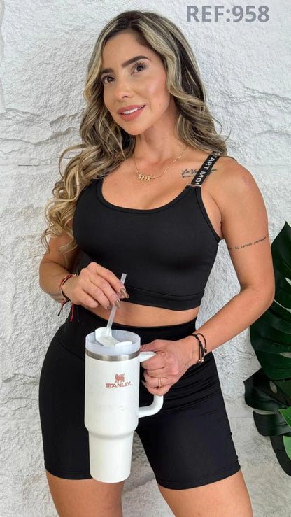 Conjunto Short Elastico