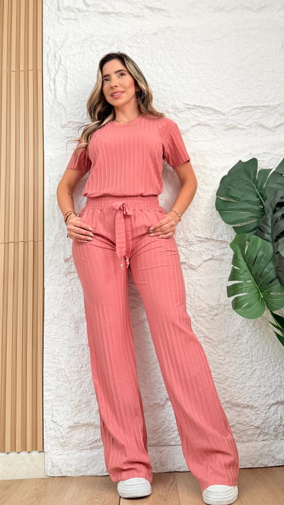 Conjunto Rib Tono a Tono