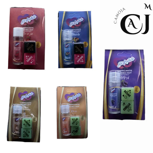 LUBRICANTE INTIMO HOT+DADOS DISFRUTATE 10 ML