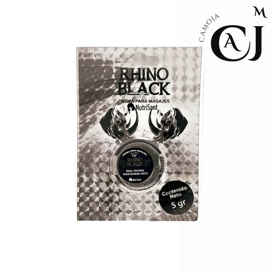 RHINO BLACK CREMA PLATEADO
