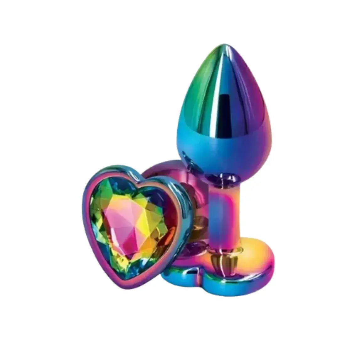 PLUG JOYA CORAZON TORNASOL TALLA L