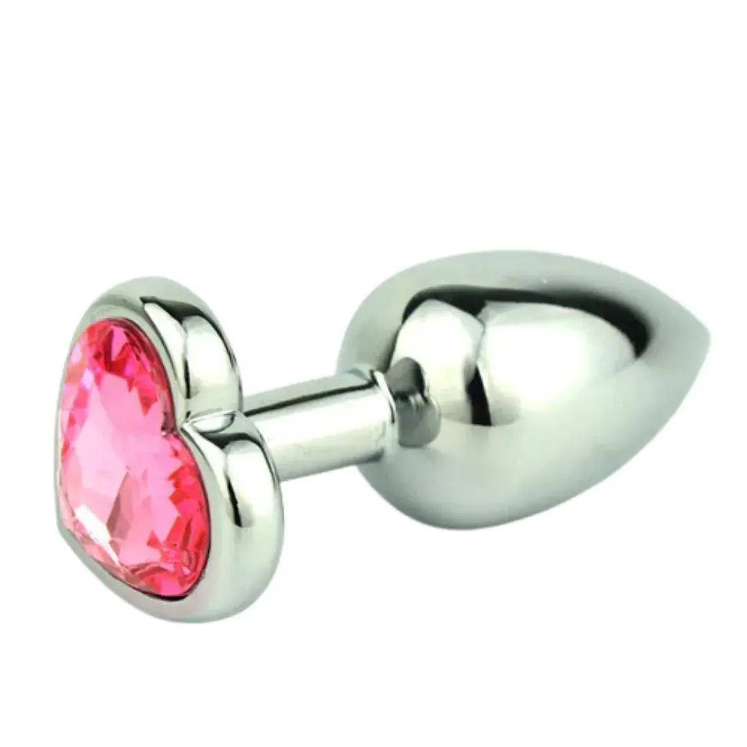 PLUG METALICO CORAZON TALLA M