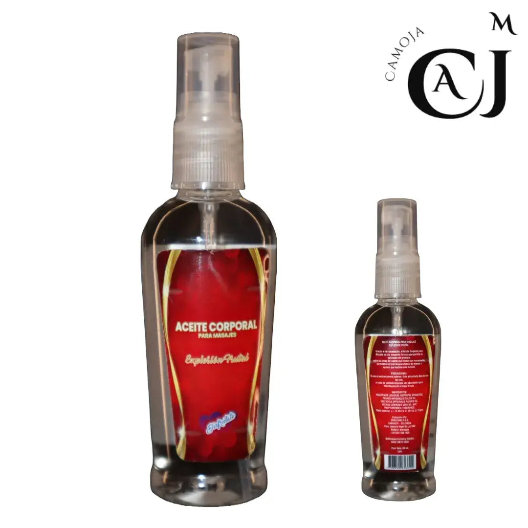 ACEITE CORPORAL PARA MASAJES EXPLOSION FRUTAL 60ML